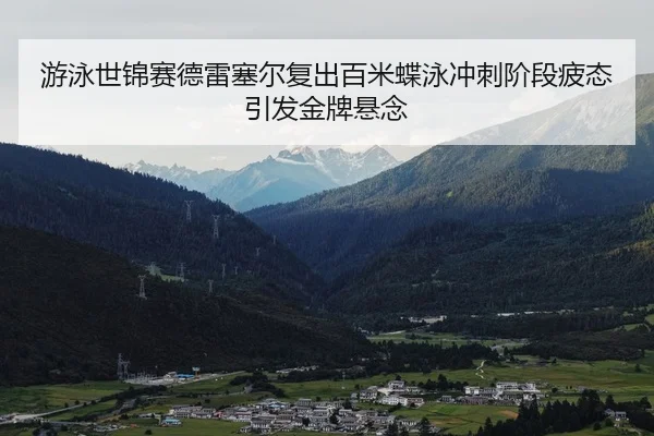 游泳世锦赛德雷塞尔复出百米蝶泳冲刺阶段疲态引发金牌悬念